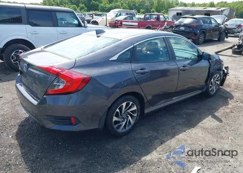 2017 Honda Civic Ex from USA, damaged, VIN 19XFC2F86HE211572